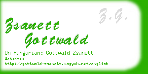 zsanett gottwald business card